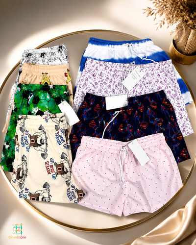 شورتک فانتزی زنانه نخ پنبه H&M